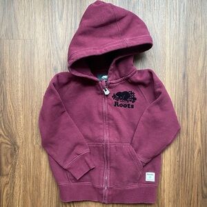 Roots Kids Burgundy Hoodie